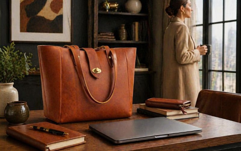 Leather Tote Bag