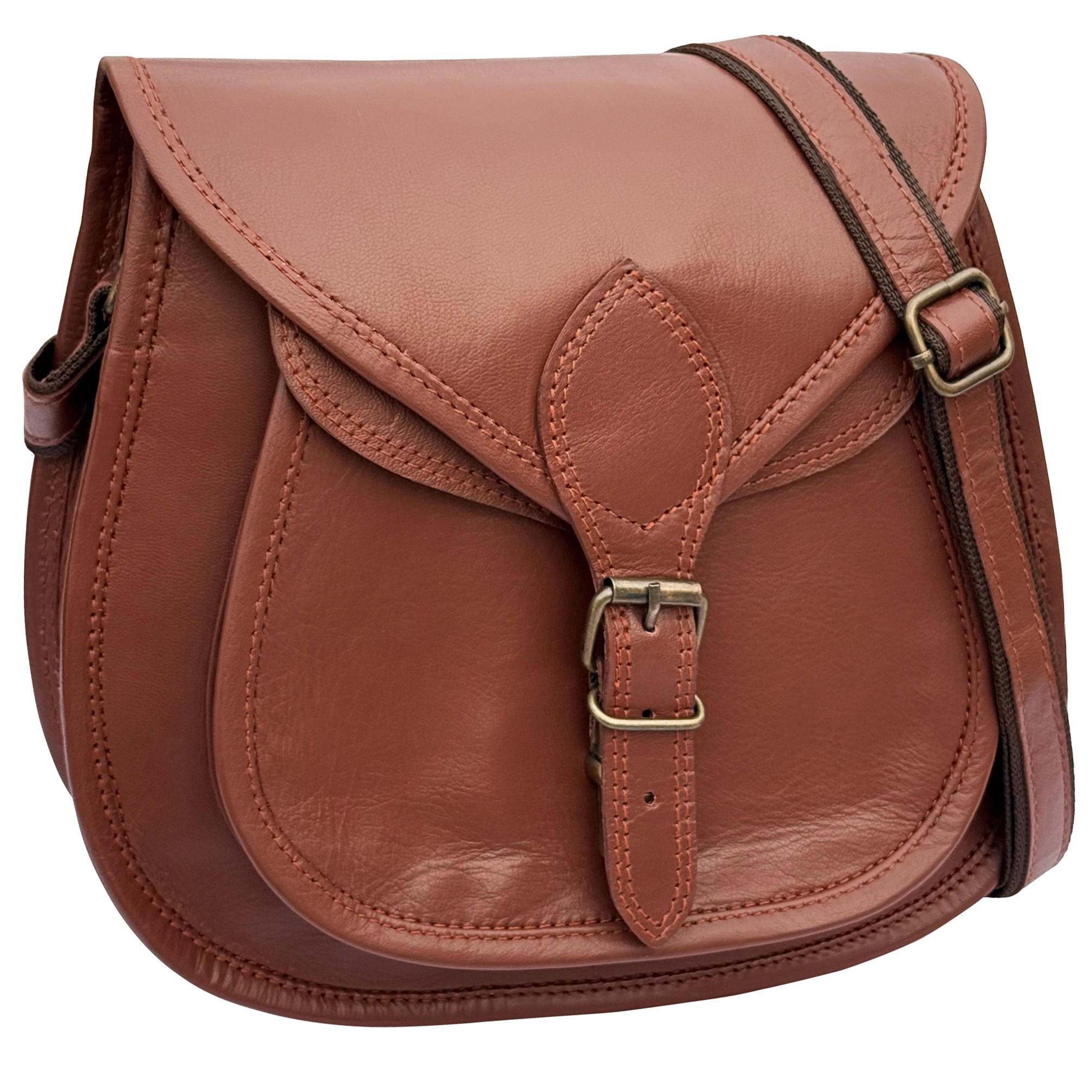 Leather Crossbody Bags for Women Travel Handbag Satchel Purse