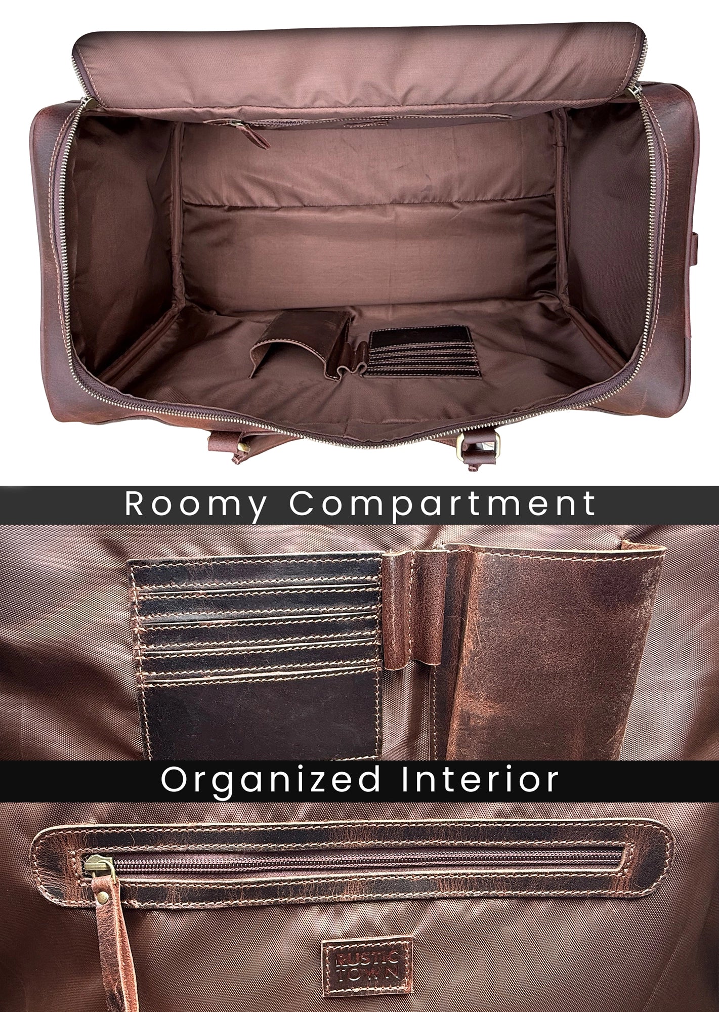 Rugged Leather Duffle Bag for Men | Full-Grain Buffalo Adventure Gear