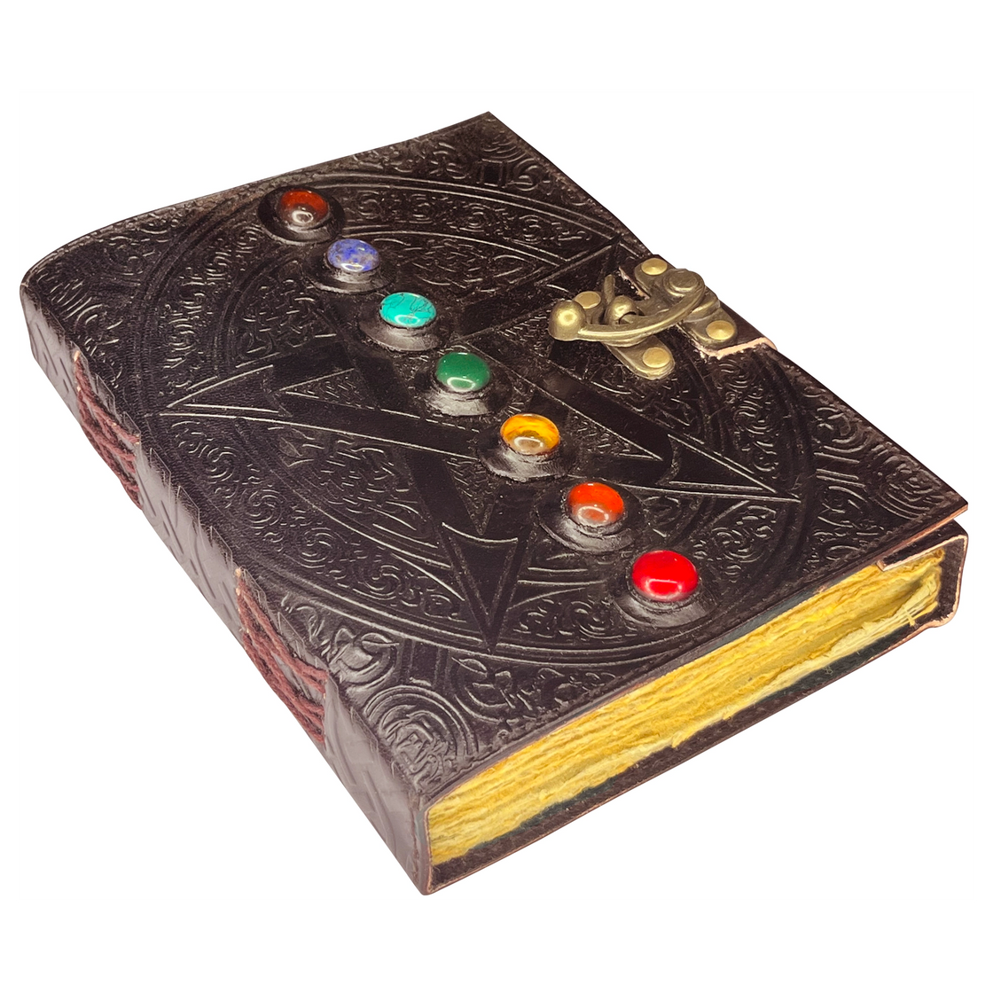 Leather 7 stone journal