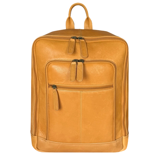 Ridge Genuine Leather Backpack Travel Rucksack Shoulder Bag