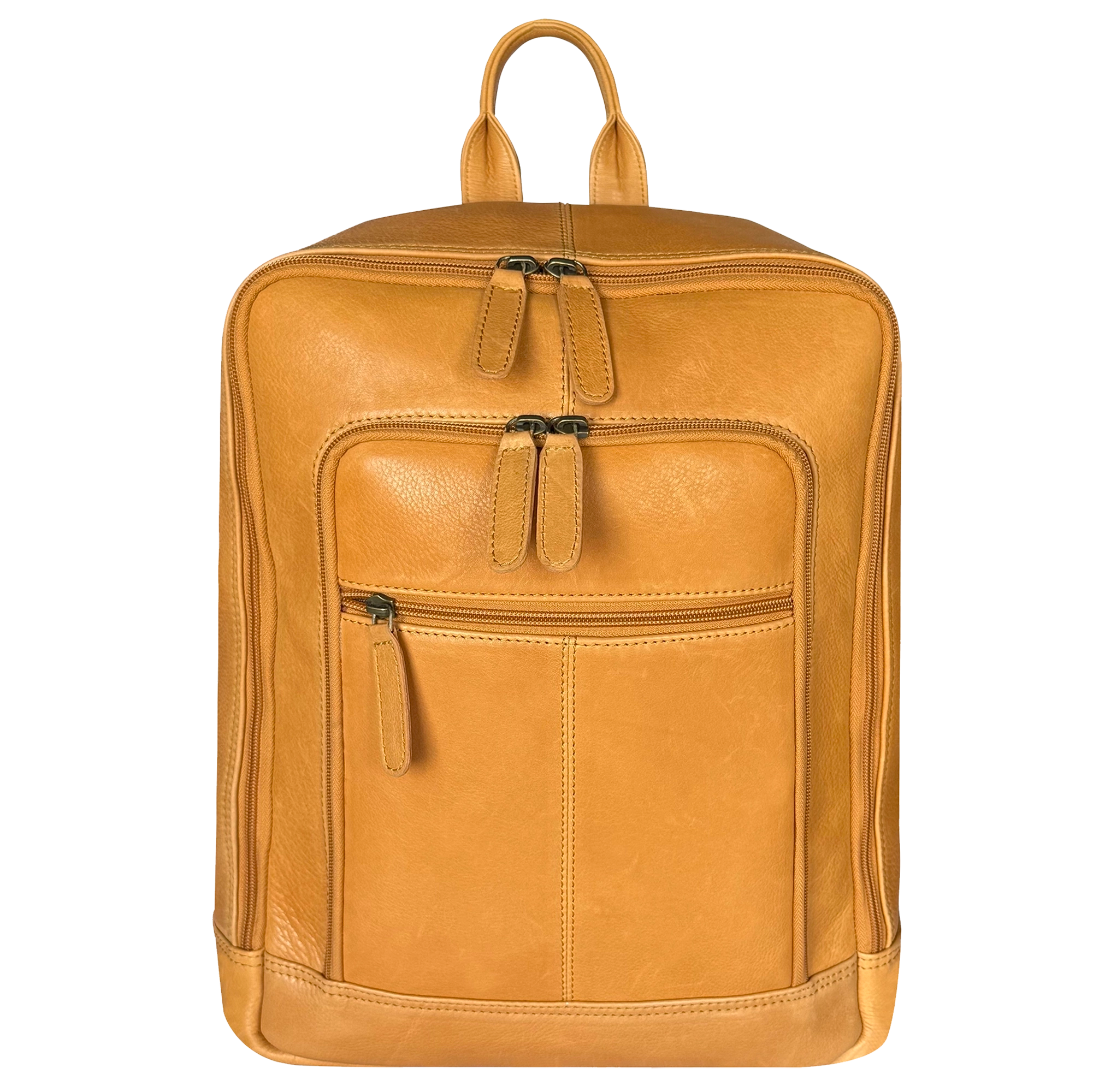 Genuine Leather Backpack Travel Rucksack Shoulder Bag