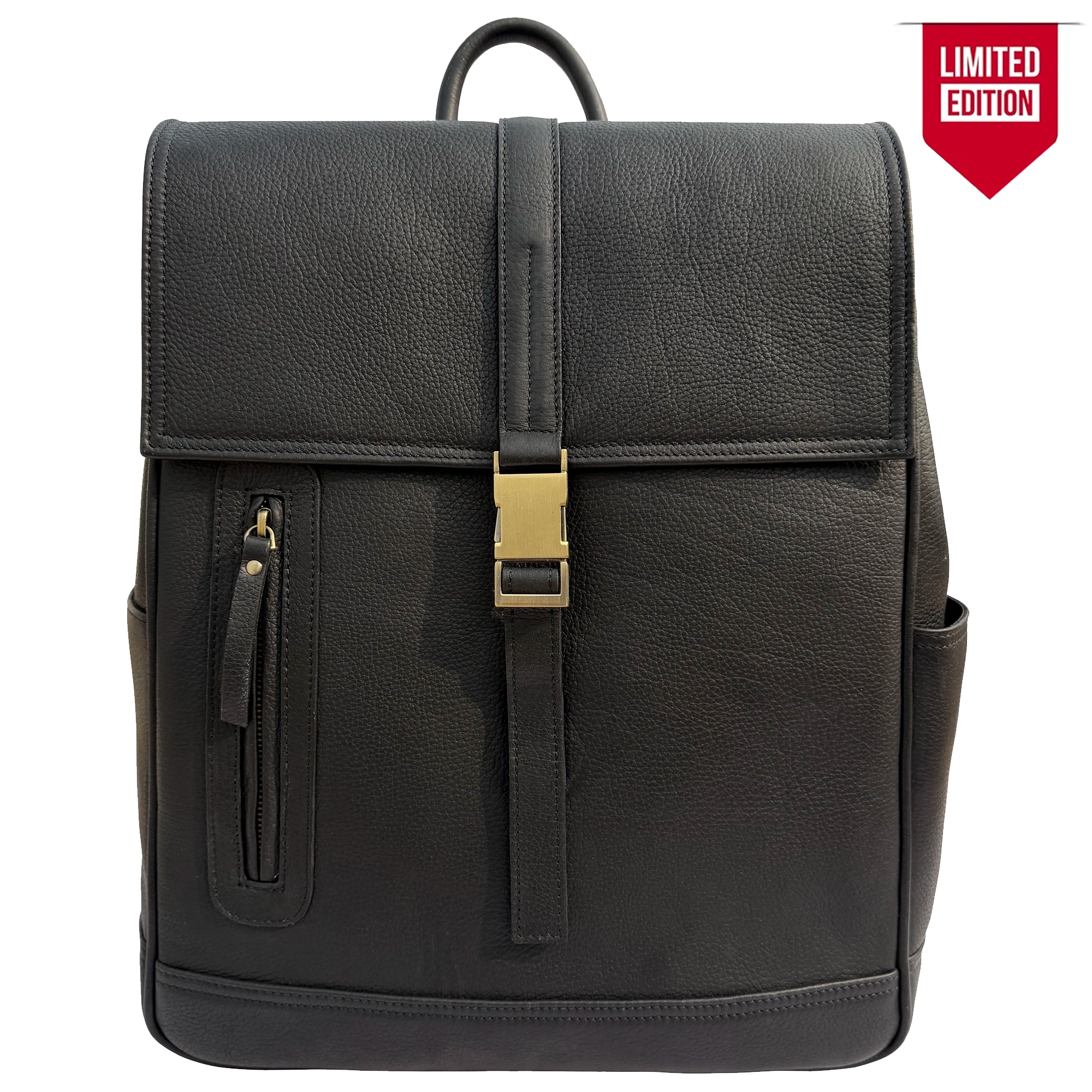 Full Grain Leather Backpack for Laptop, Work & Travel