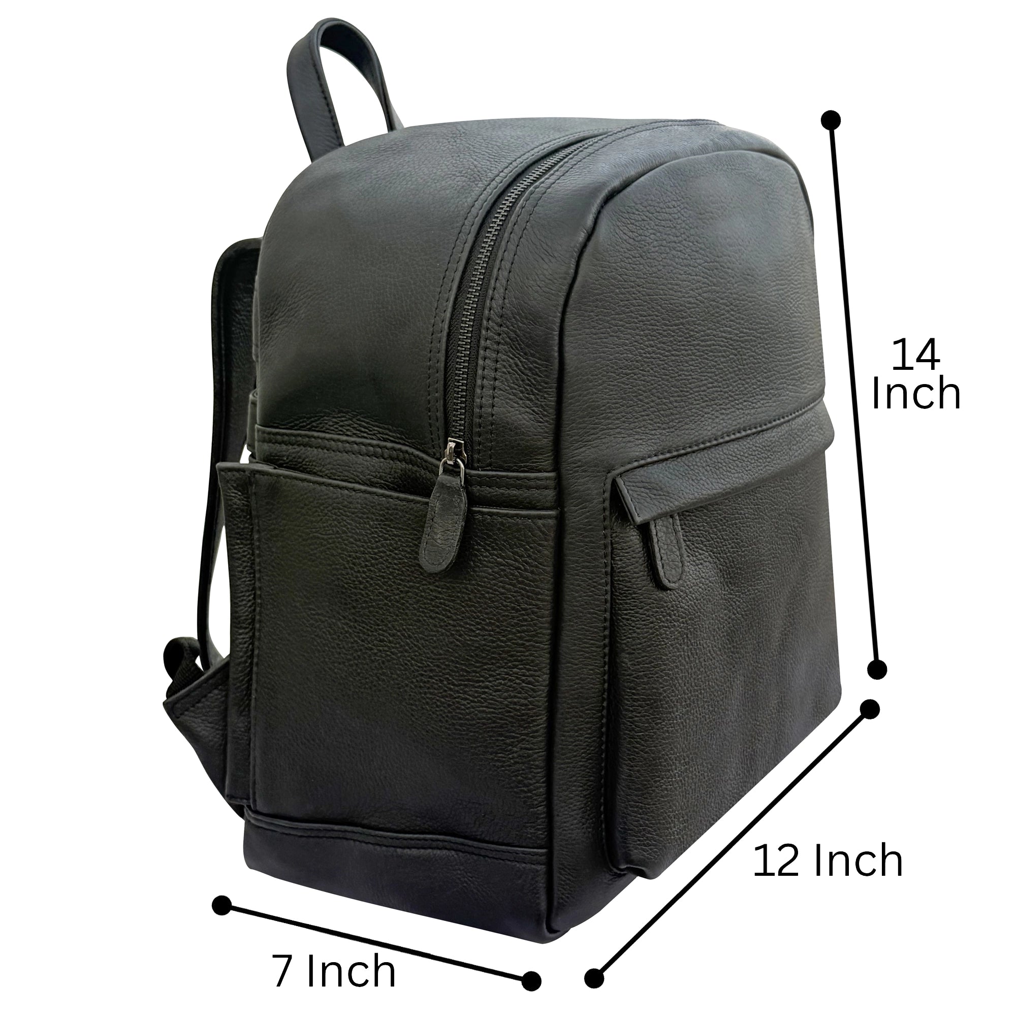 Leather Backpack for Men - Laptop & Travel Rucksack