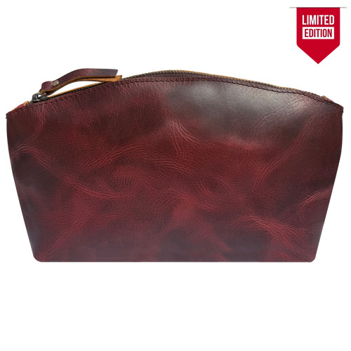 Leather Toiletry Bag | Makeup Cosmetic Organizer