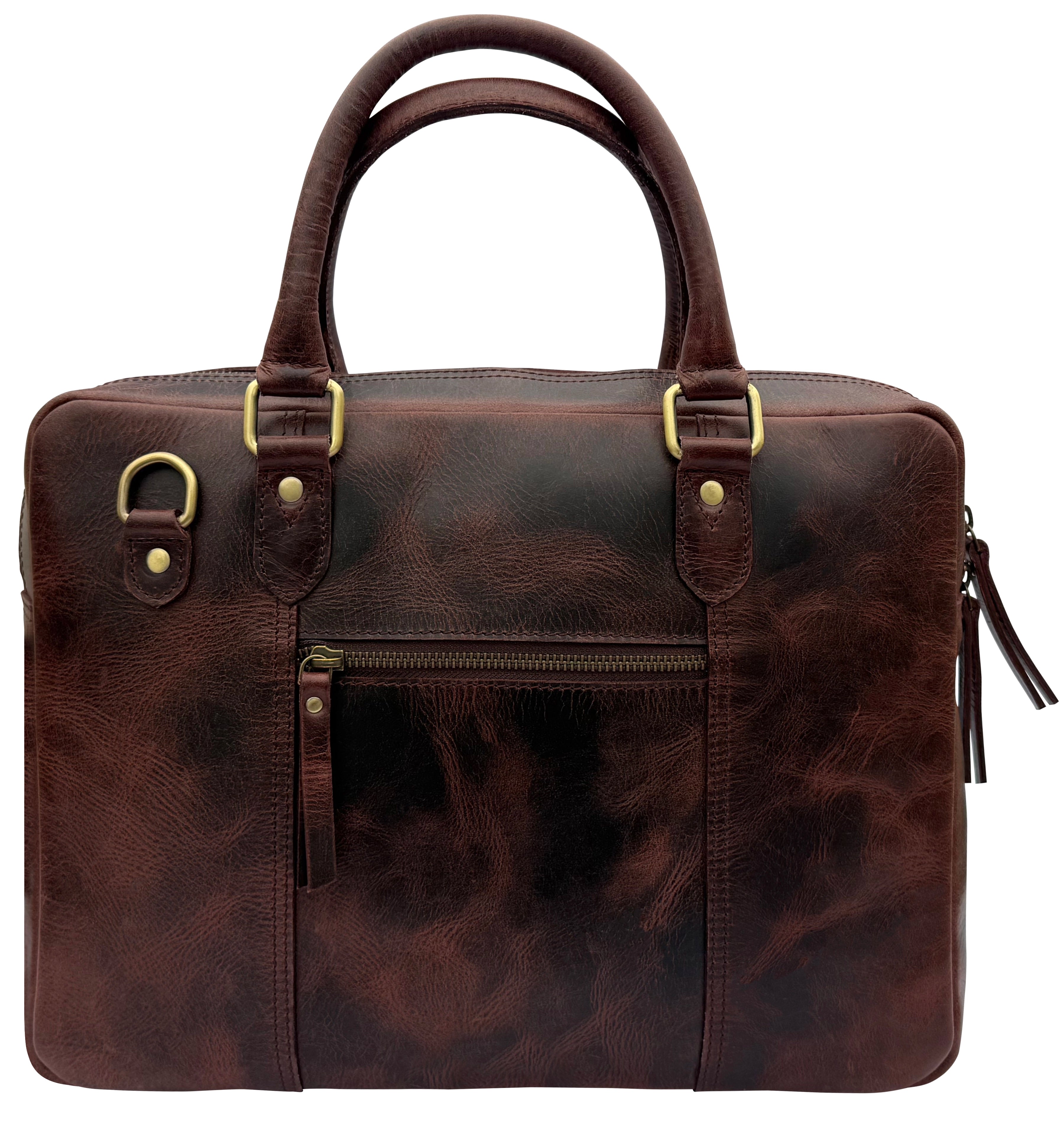 Leather Messenger Bag for Men | Laptop Briefcase Satchel