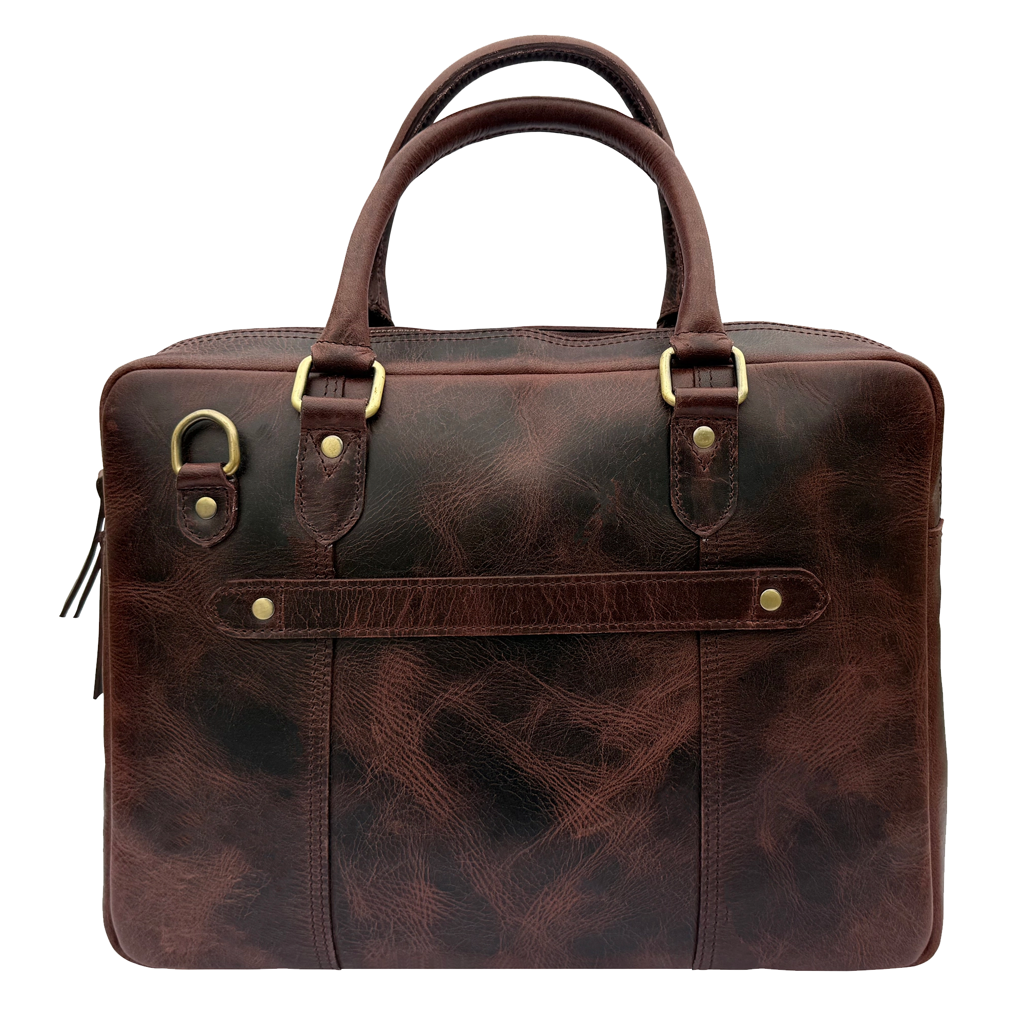 Leather Messenger Bag for Men | Laptop Briefcase Satchel
