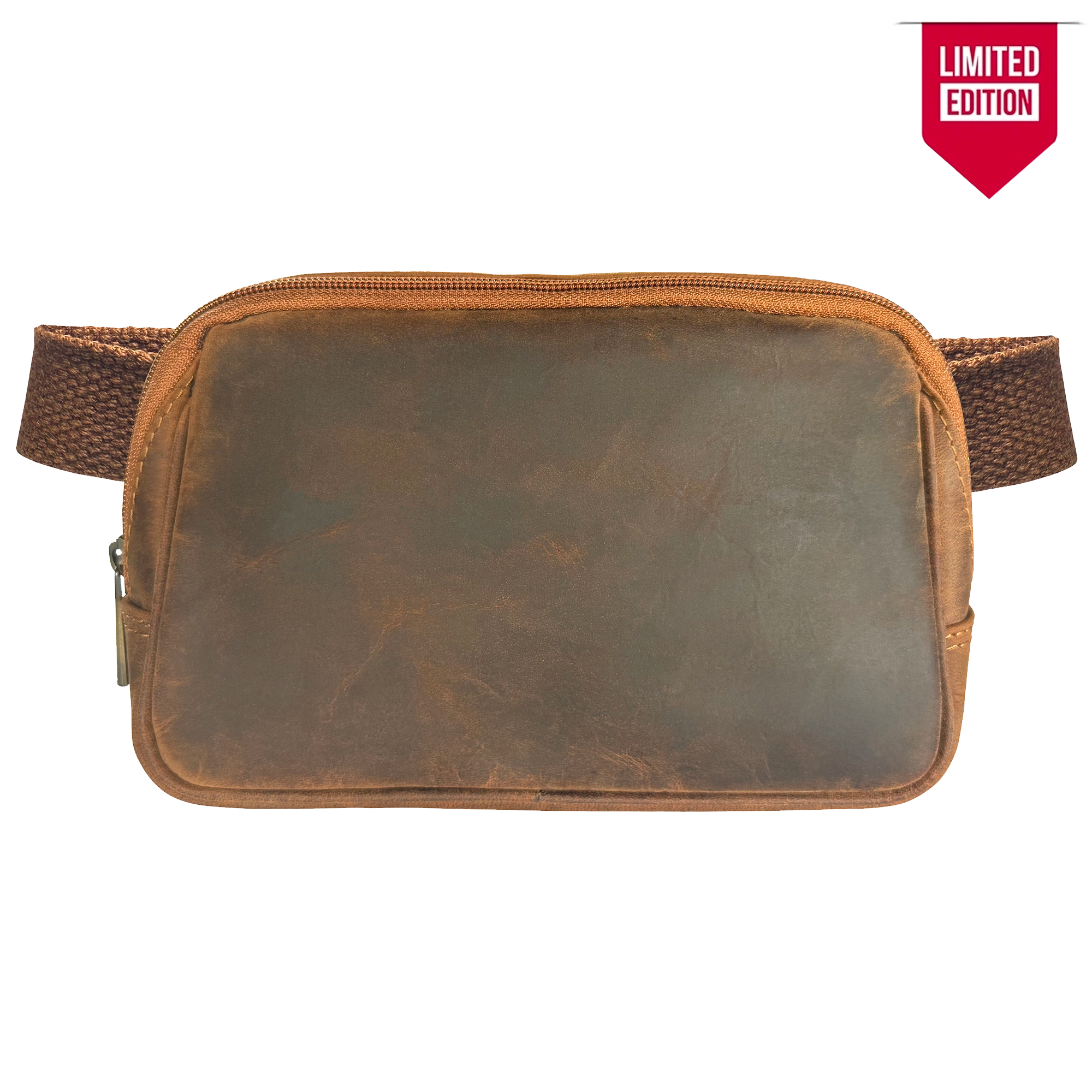 Full-Grain Leather Fanny Pack | Waist, Chest & Crossbody Sling Bag