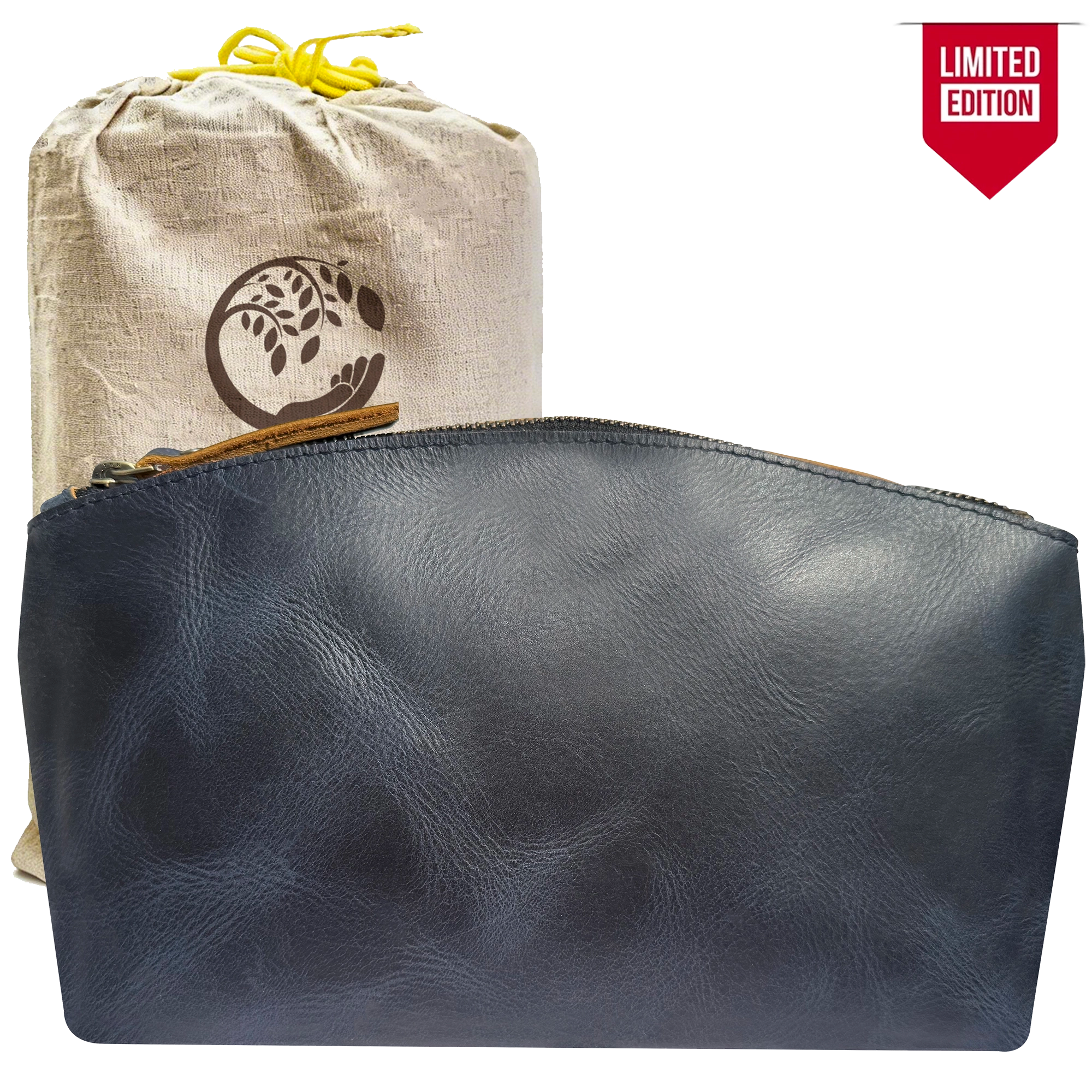 Leather Toiletry Bag for Men Women | Travel Dopp Kit
