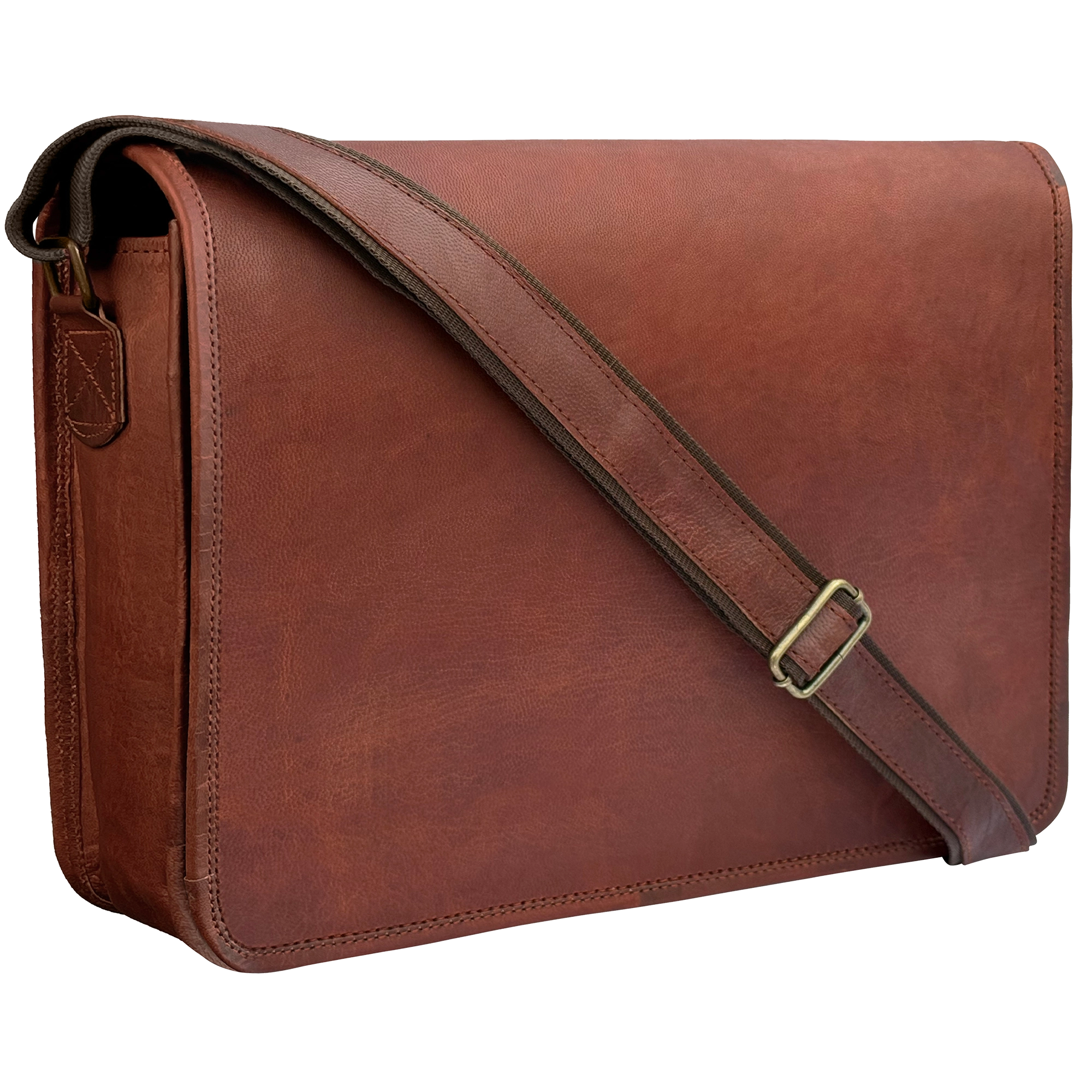 Artisian Leather Laptop Messenger Bag (15 inch)