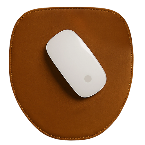 Leather Mouse Pad - Desk Pad for Computers, Laptop, Office & Home