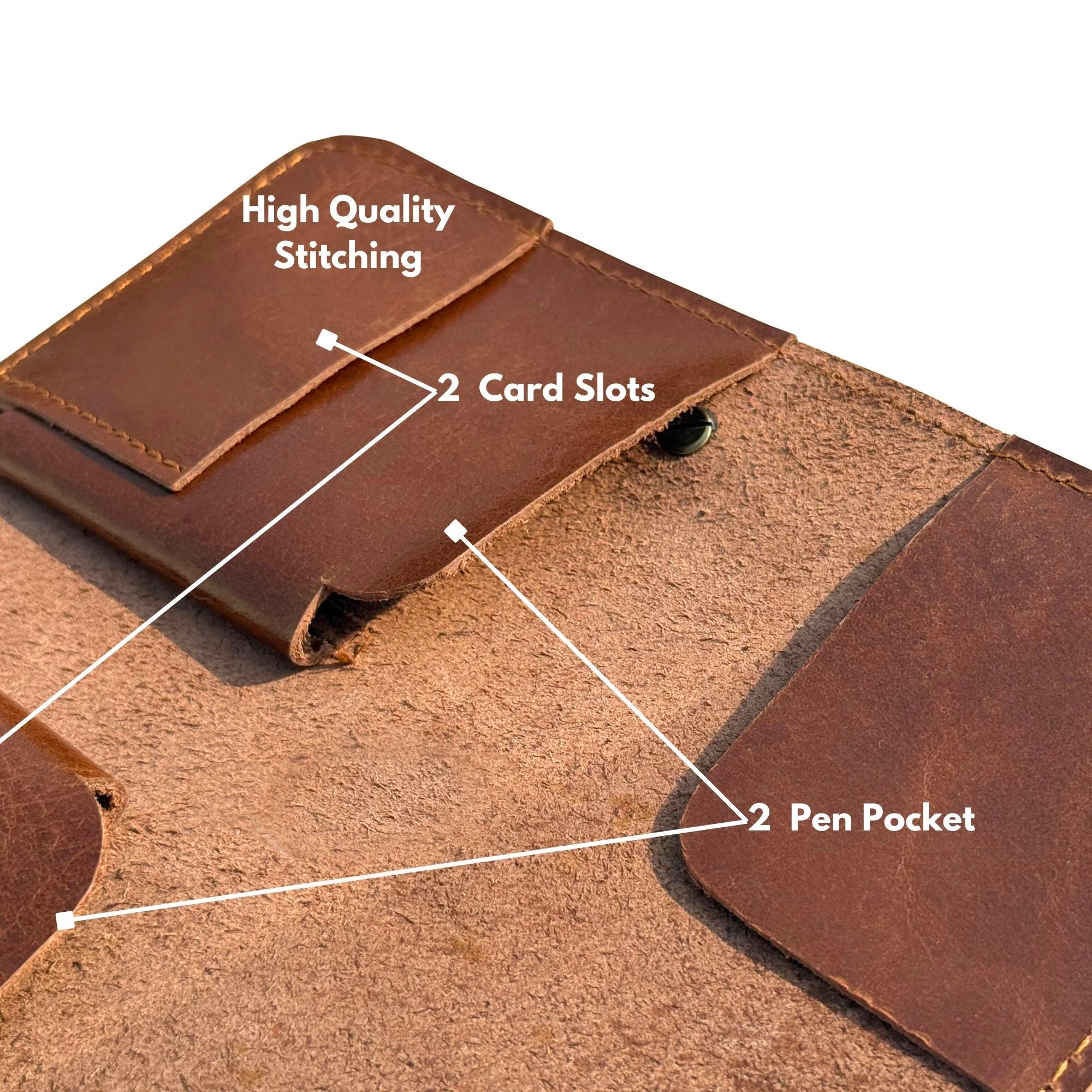 Leather Pen Pencil Case | Handcrafted Artist Tool Organizer