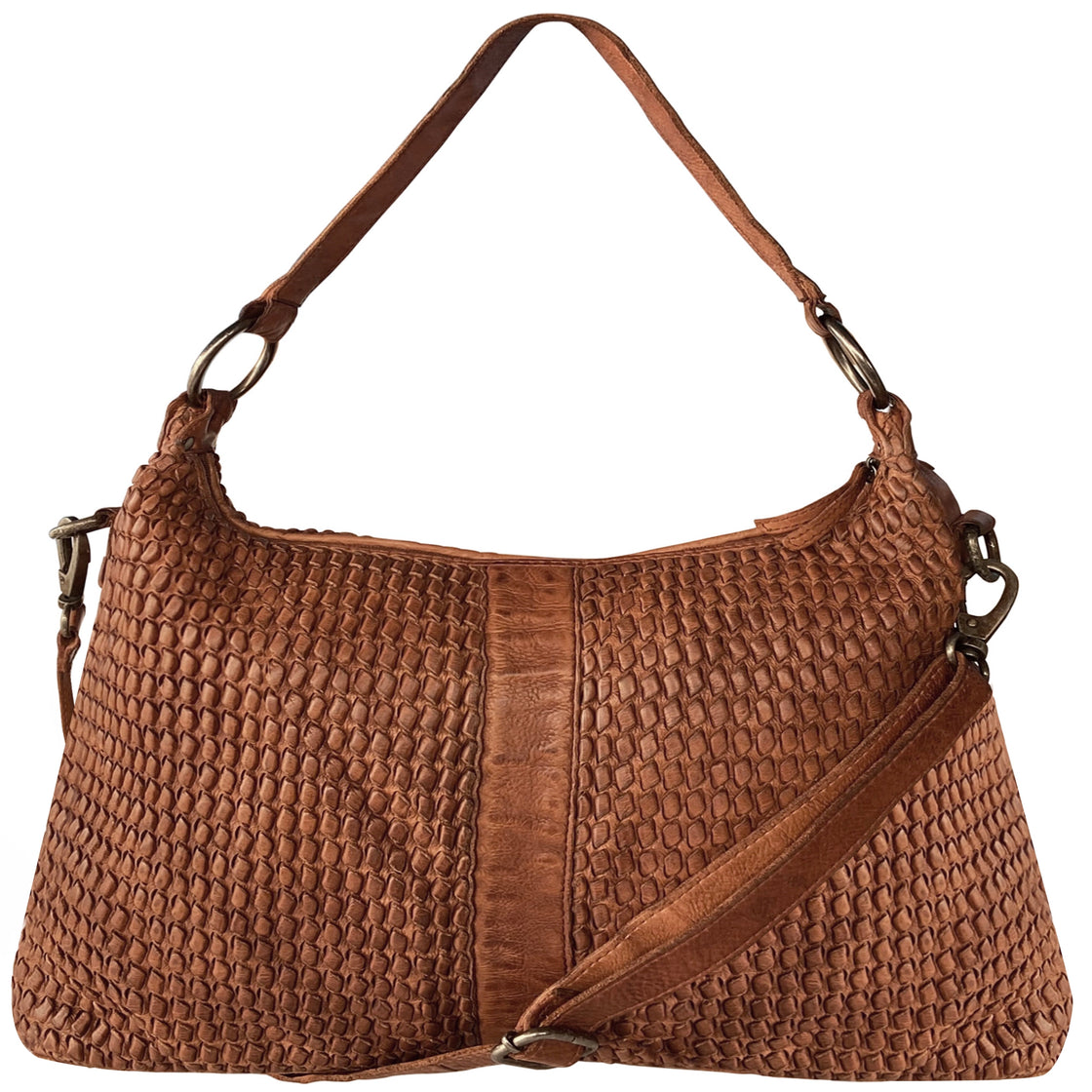 Woven purse top