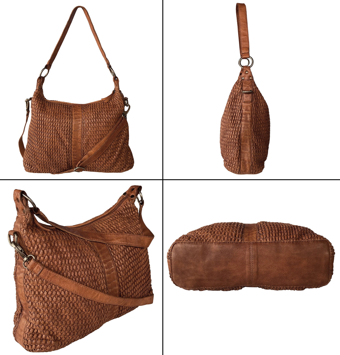 Brown Charlie Small Shoulder Bag - Leather | Vera Bradley