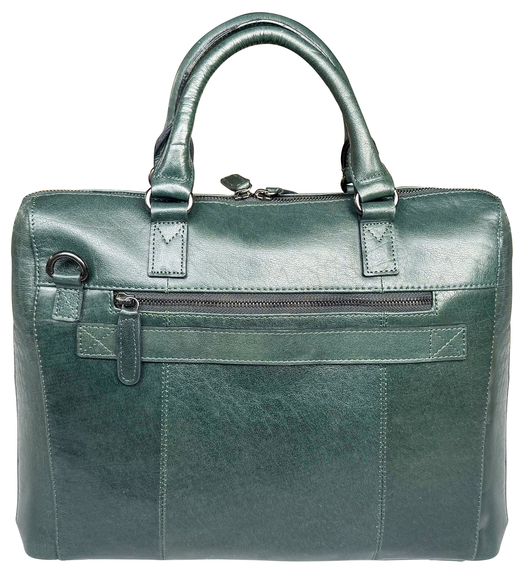 Leather Messenger Bag for Men Women Vintage Travel 14 inch Laptop Briefcase Shoulder Bag