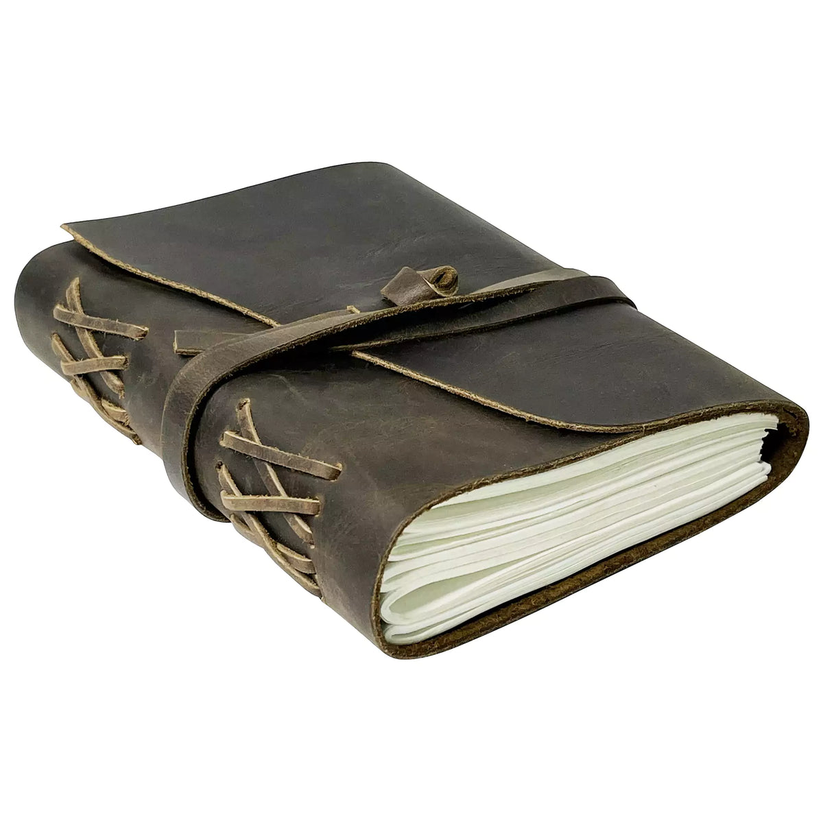 Shrewd Leather Journal to Write in- Handmade Leather Notebook Journal