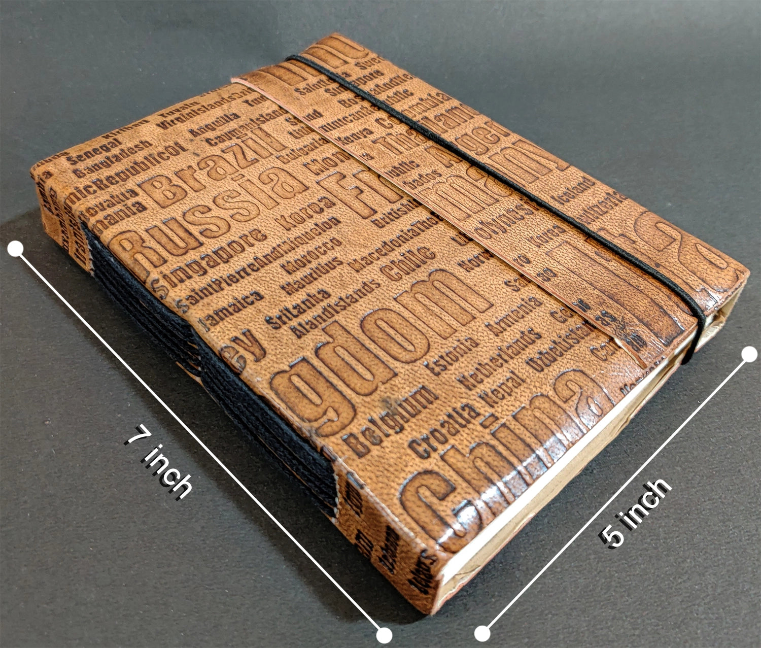 Handmade Full-Grain Leather Journal Diary Notebook