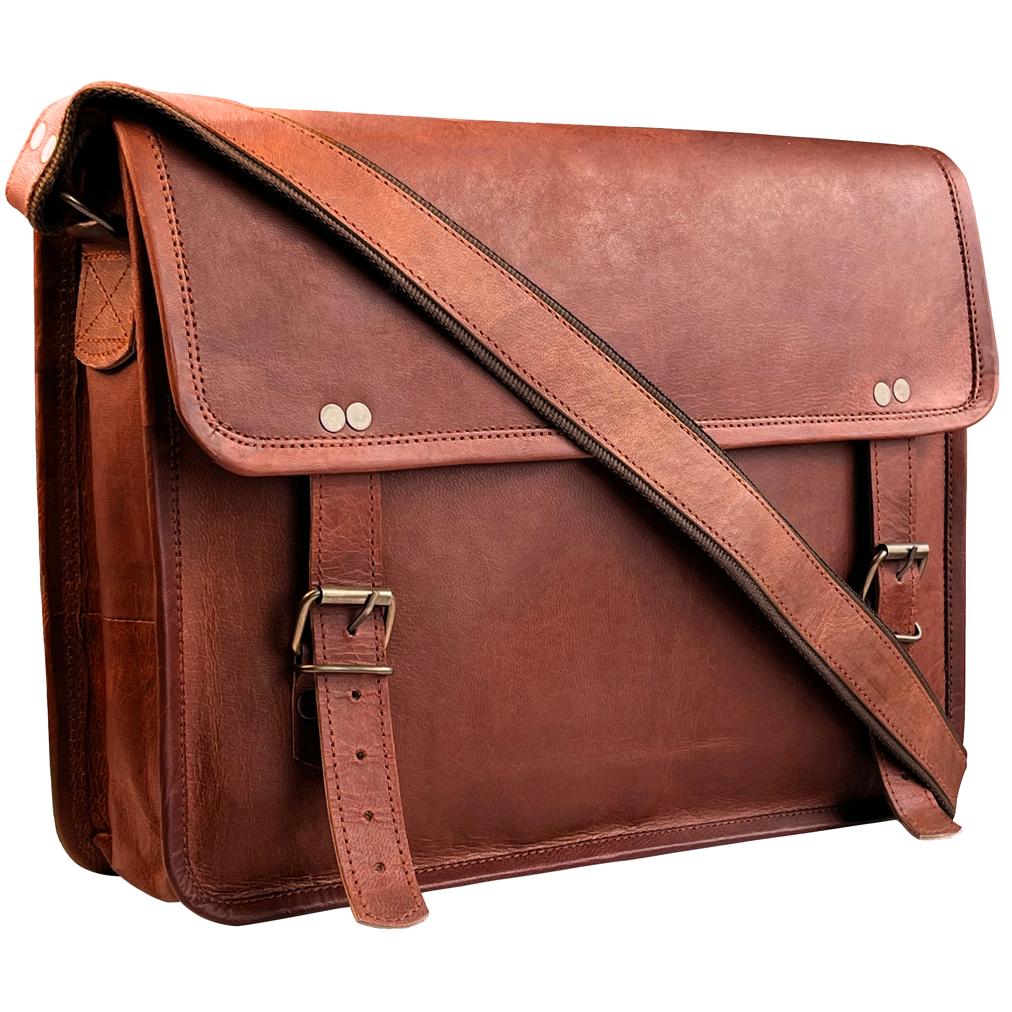 Scout Leather Laptop Messenger Bag (14 inch)
