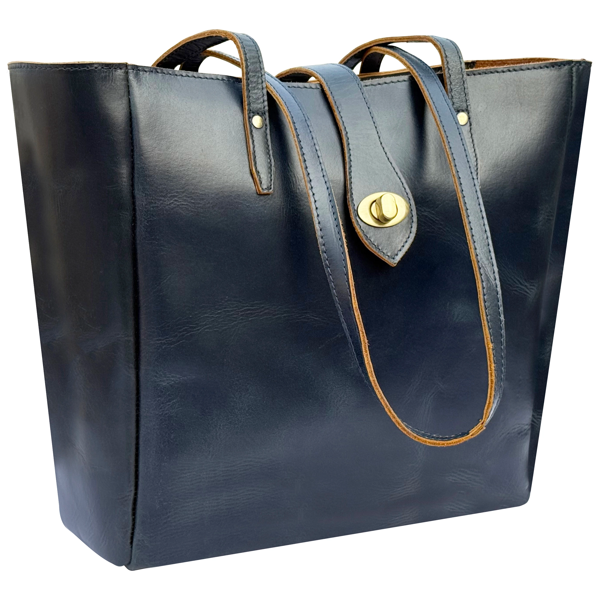 Leather Tote Bag for Women - Classic Shoulder Handbag Purse