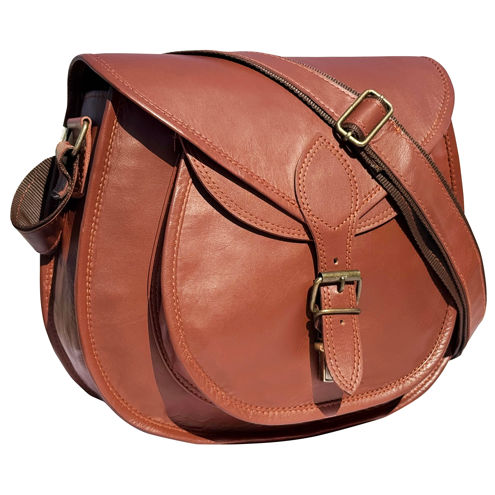 Leather Crossbody Bags for Women Travel Handbag Satchel Purse