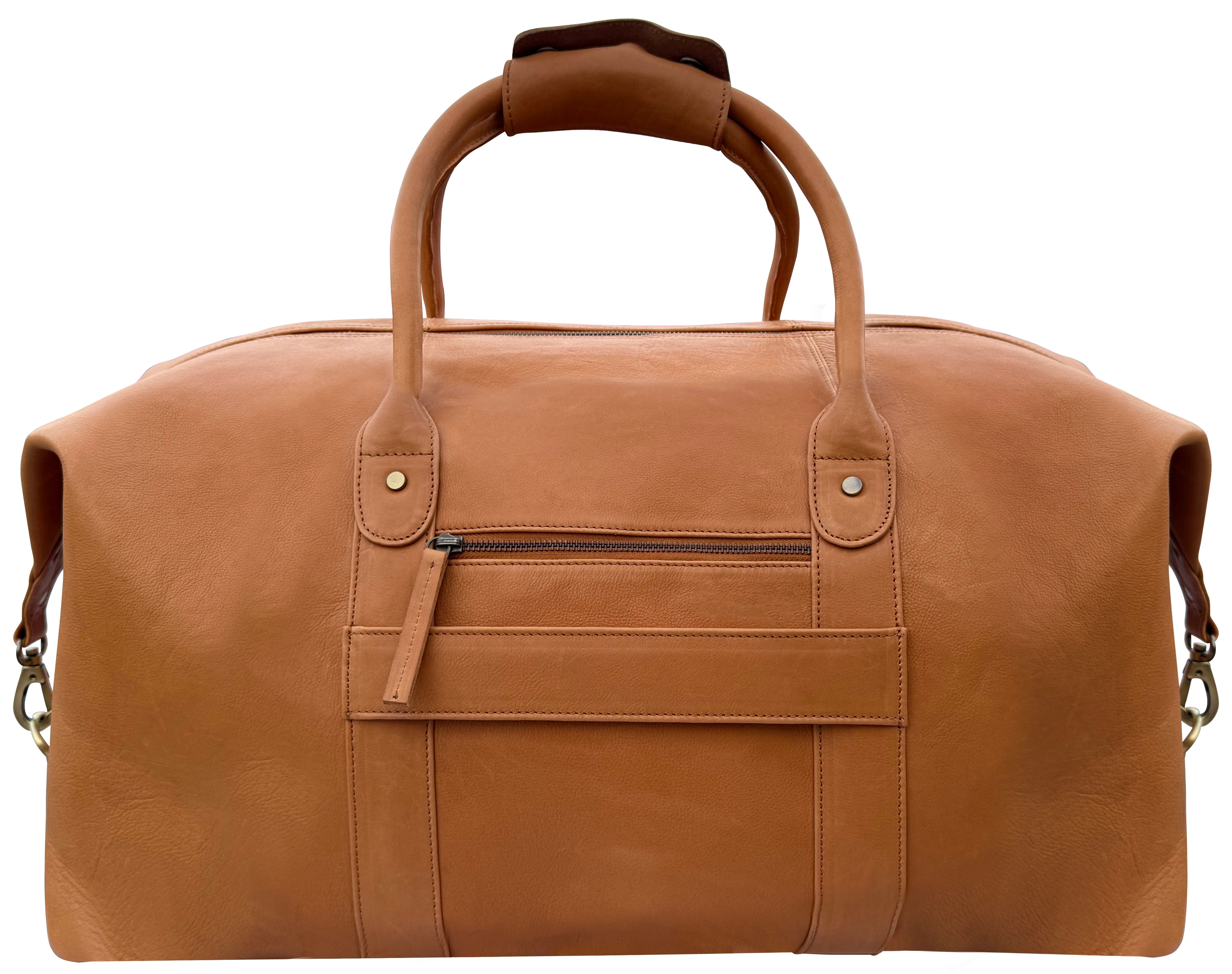 Leather Duffle Bag for Men - Weekender Overnight Bag