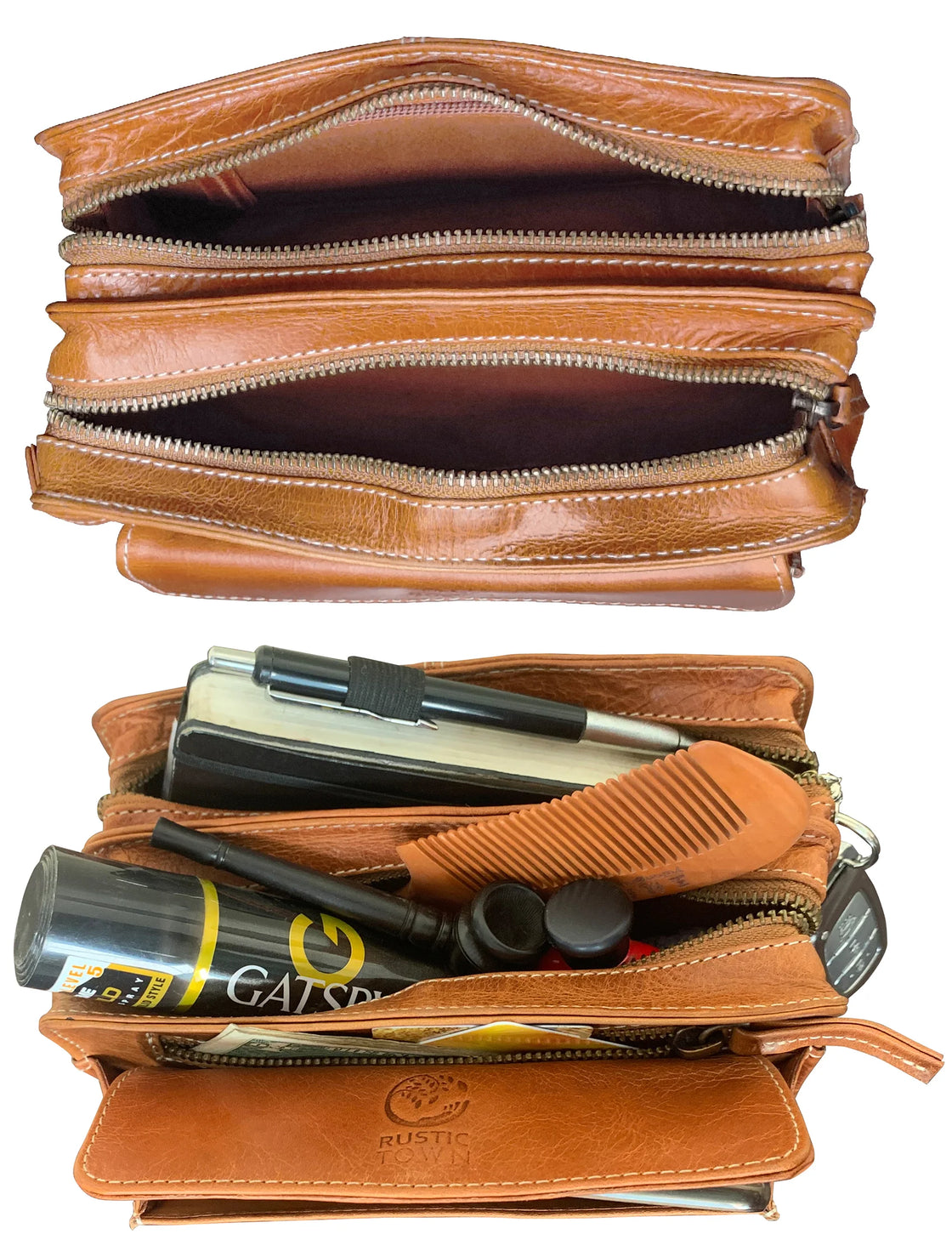 Wallets Handy Bags Male Leather Purse Men's Clutch 