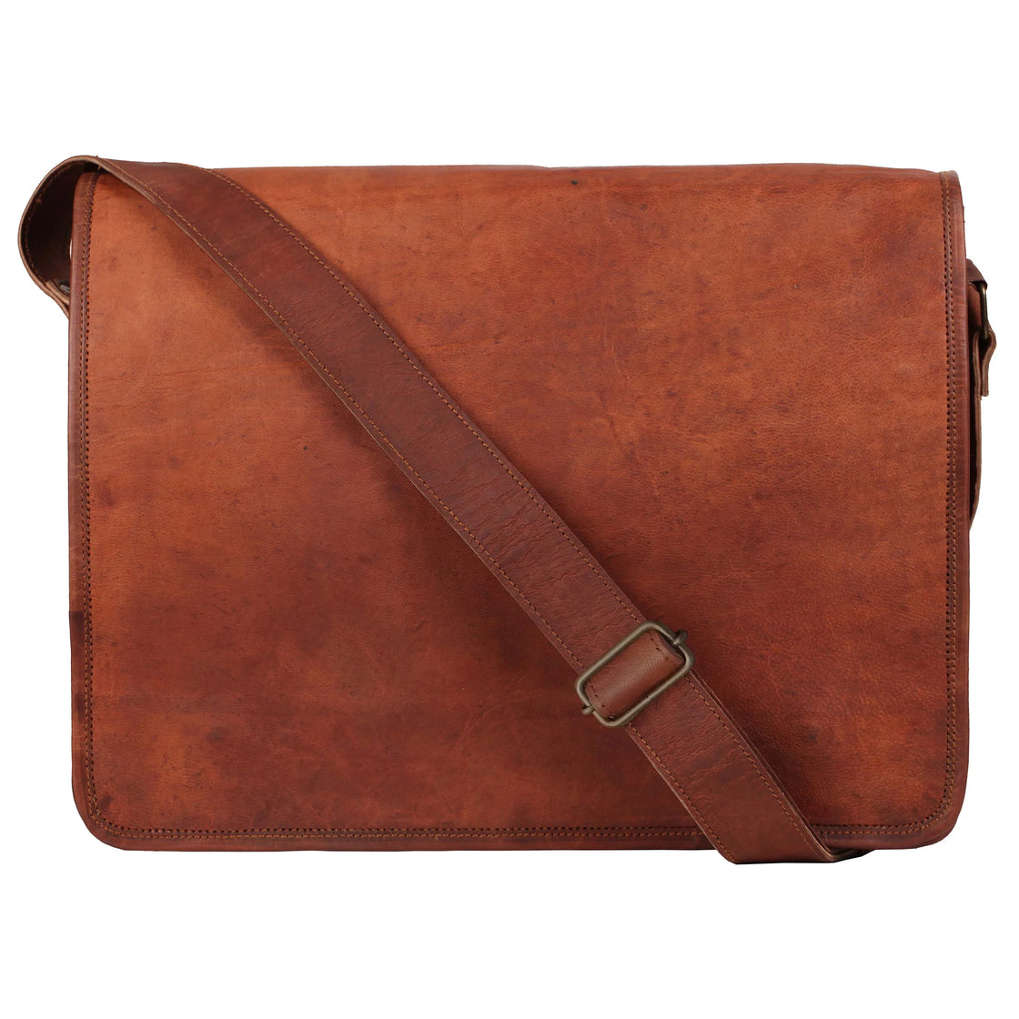 Artisian Leather Messenger Bag Office Bag Satchel (15 inch) – Rustic Town