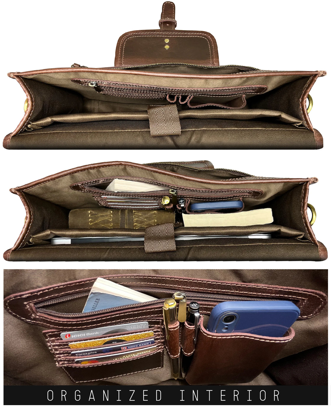 Mulberry top briefcase ladies