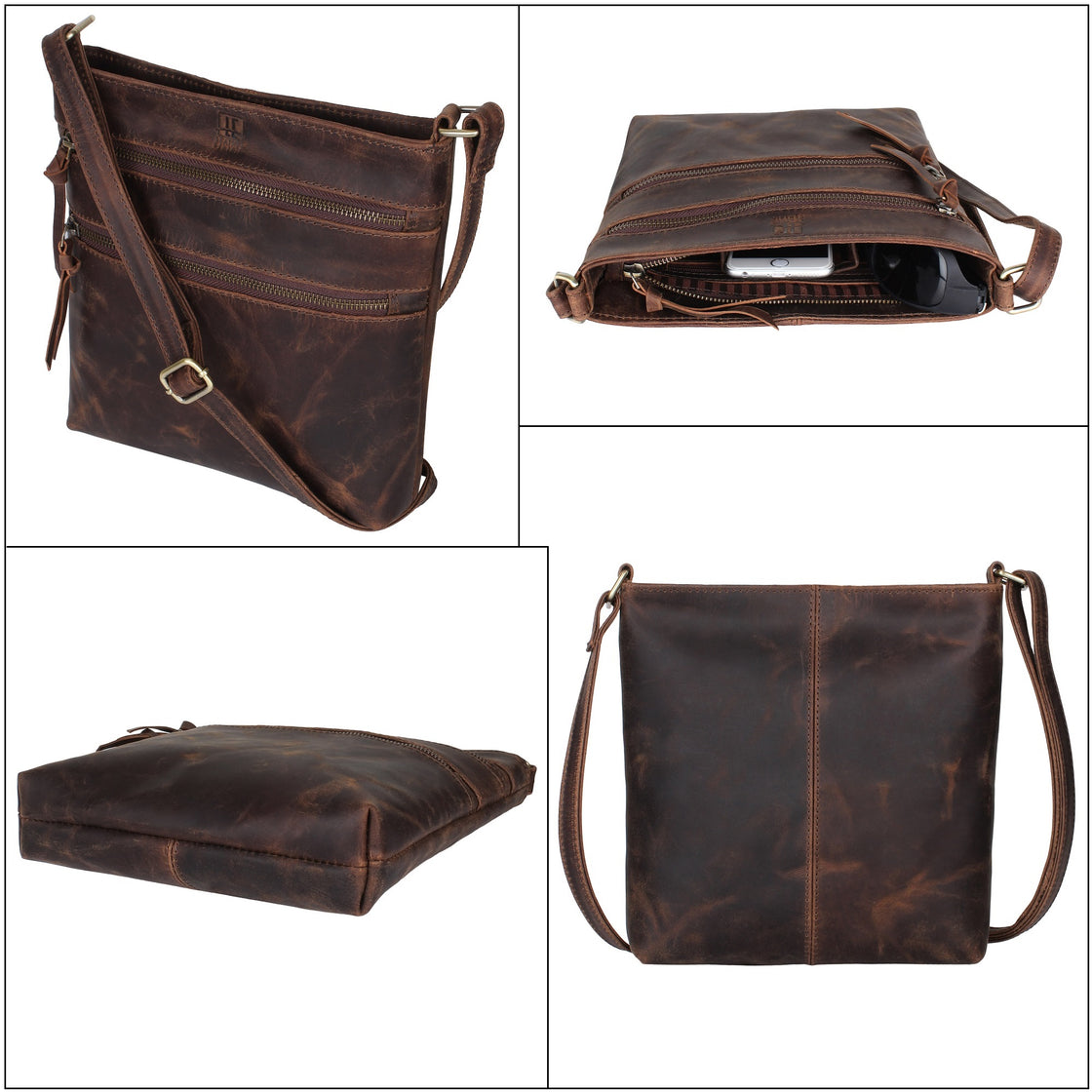 Lucy Leather Sling Women’s Messenger Bag