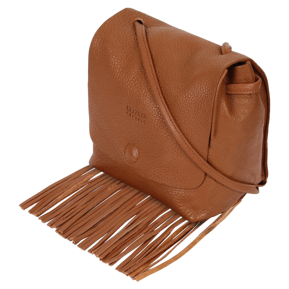 Bohemian Tassel Leather Bag, Pu Leather Messenger Bag
